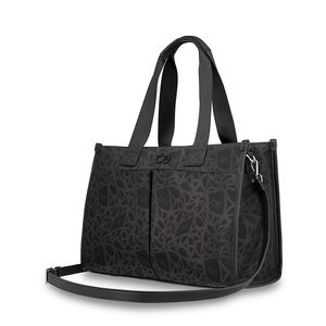 Bolsa Tote Grande Monograma Estampado Color Negro