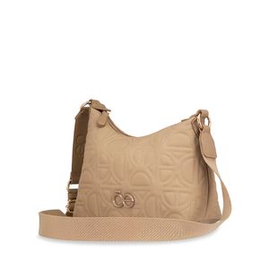Bolsa Hobo Acolchada Color Camel