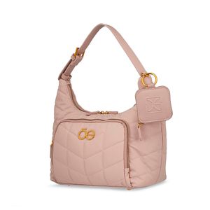 Bolsa Hobo Grande Con Monedero Color Rosa