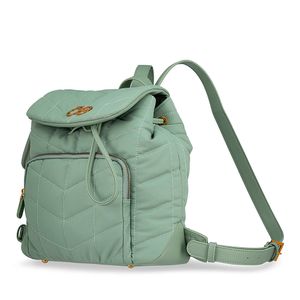 Mochila Mediana Con Monedero Color Verde
