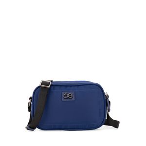 Bolsa Crossbody Chico Textil Color Azul Marino