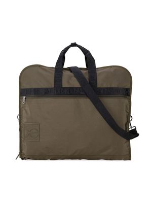 Porta Traje Grande Textil Color Verde Olivo
