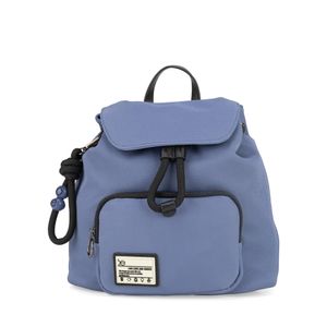 Mochila Chica Con Charm Color Azul