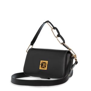 Lady Bag Mediana Asas Intercámbiales Color Negro