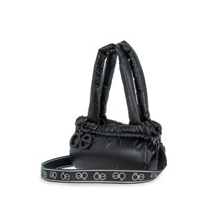 Lady Bag Mediana Con Charm Color Negro