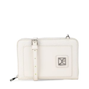 Cartera Grande Cierre Sencillo Color Beige