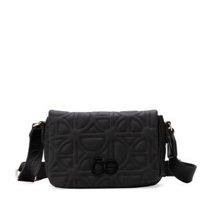 Bolsa Crossbody Acolchada Color Negro