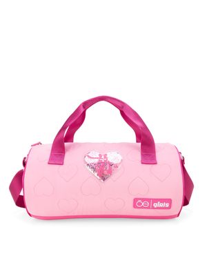 Duffle Bag Grande Para Niña Color Rosa
