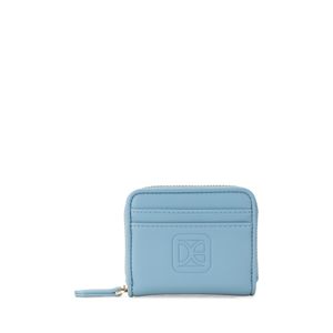 Cartera Cierre Sencillo Chica Color Azul Celeste