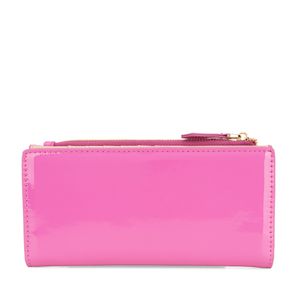 Cartera Flap Grande Charol Color Magenta