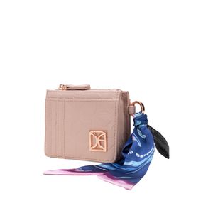 Cartera Chica Con Mascada Color Rosa