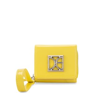 Cartera Mediana Con Maneral Color Amarillo