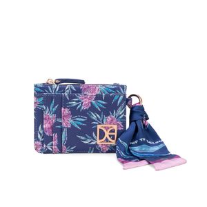 Cartera Chica Con Mascada Multicolor