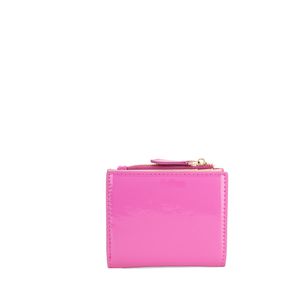 Cartera Flap Chica Charol Color Magenta