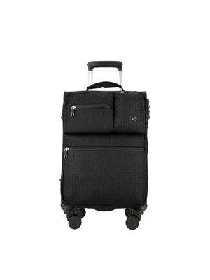 Maleta Chica 20 Plg De Cabina Material Textil Color Negro