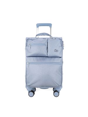 Maleta Chica 20 Plg De Cabina Material Textil Color Azul