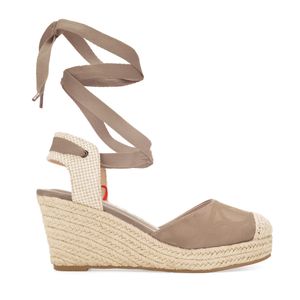 Alpargata Con Plataforma Yute Color Nude