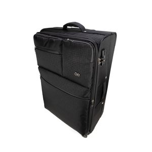 Maleta Grande 28 Plg Para Documentar Material Textil Expandible Color Negro
