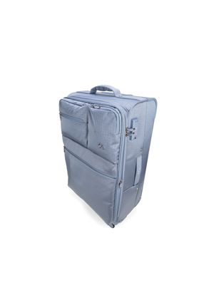 Maleta Mediana 24 Plg Para Documentar Textil Expandible  Color Azul