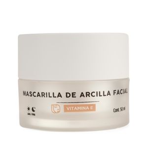 Mascarilla Facial De Arcilla Recargable Con Vitamina E 50 Ml