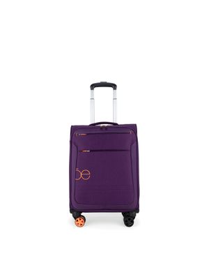 Maleta Vertical Chica 20 Plg Para Cabina Textil Color Morado