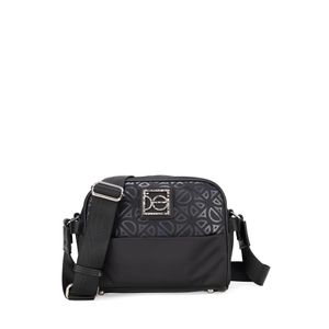 Bolsa Crossbody Chica Textil Color Negro