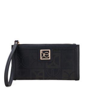 Cartera Flap Grande Con Maneral Color Negro