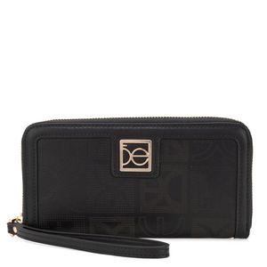Cartera Cierre Sencillo Grande Color Negro