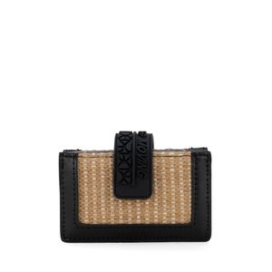 Cartera Chica Yute Color Camel Negro