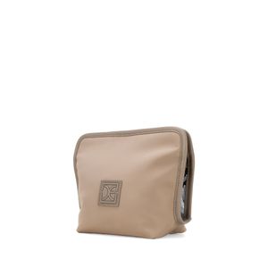 Cosmetiquera Chica Textil Color Fango