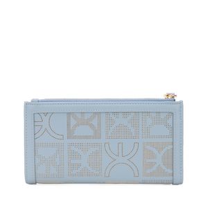 Cartera Flap Grande Con Maneral Color Azul
