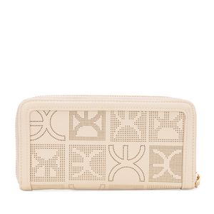 Cartera Cierre Sencillo Grande Color Beige