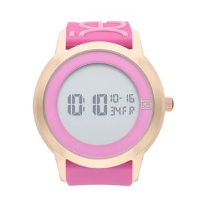 Reloj Digital Para Dama Con Correa De Silicón Color Rosa