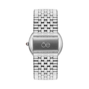 Reloj Análogo Para Dama Con Correa De Acero Inoxidable Y Elemental En Carátula Color Plata