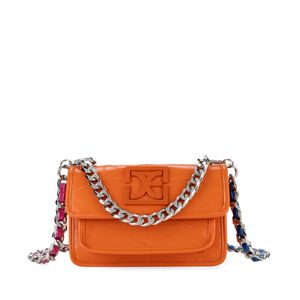 Bolsa Briefcase Asa De Cadena Color Naranja