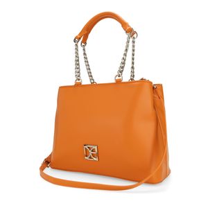 Bolsa Satchel Atemporal Color Naranja