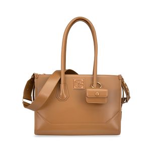 Bolsa Satchel Grande Con Monedero Color Camel