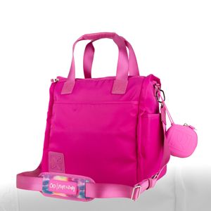 Pañalera Tote Mom & Baby Con Accesorios Color Rosa