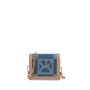 Cartera Chica Flap Doble Función Color Azul