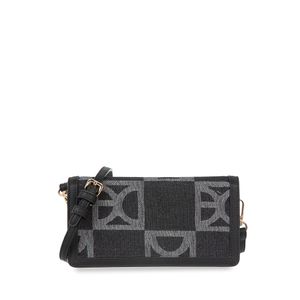 Cartera Grande Flap Doble Función Color Negro