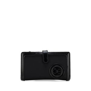 Cartera Flap Mediana Color Negro