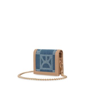 Cartera Chica Flap Doble Función Color Azul