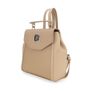 Mochila Mediana Tipo Sobre Color Beige