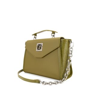 Bolsa Briefcase Mediana Tipo Sobre Color Verde
