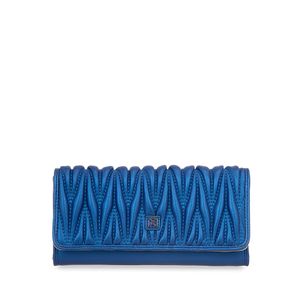 Cartera Grande Flap Color Azul