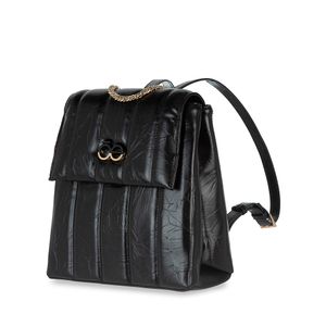 Mochila Acolchada Color Negro