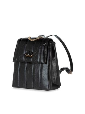 Mochila Acolchada Color Negro