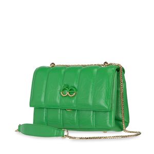 Bolsa Briefcase Chica Asa De Cadena Color Verde
