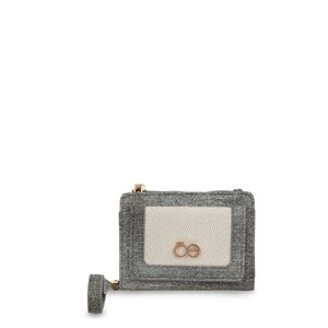 Cartera Mediana Flap Con Maneral Color Negro