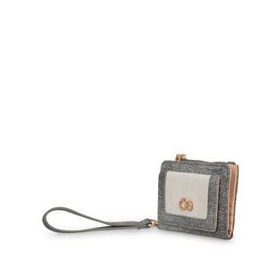 Cartera Mediana Flap Con Maneral Color Negro